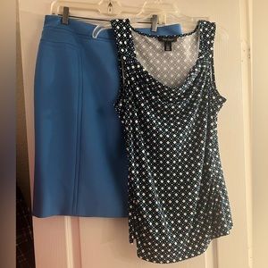 Used great condition skirt and blouse.